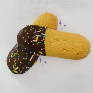 Galletas de Dedos de Chocolate Sin Gluten